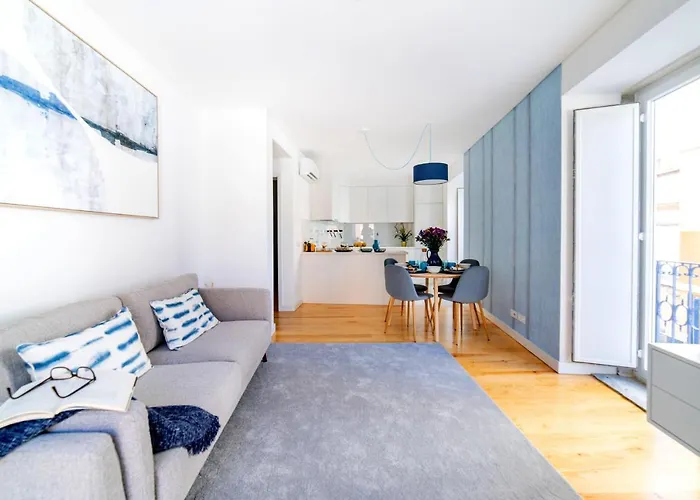 Blue By The River 1 - Elegant Two-Bedroom In Santos