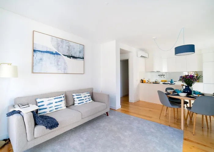 Blue By The River 1 - Elegant Two-Bedroom In Santos